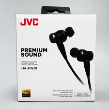 JVC HA-FW01 CLASS-S WOOD Series Canal Type Earphone from Japan NEW