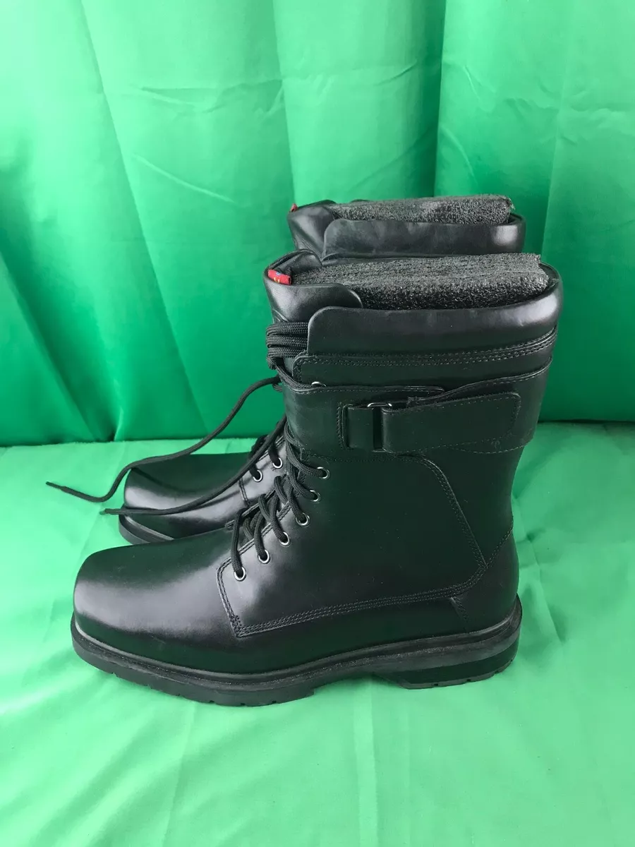 I.TRAVEL Rockport Black Men s 43 EUR Boots Classic Motorcycle