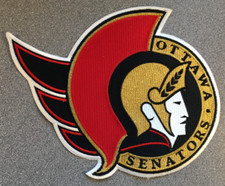 1992-97 OTTAWA SENATORS NHL HOCKEY VINTAGE LARGE 11" JERSEY FRONT TEAM PATCH