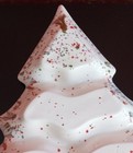 VTG Art Pottery Speckle Christmas Tree Divided Section Signed MIA Serving Dish  — photo 8