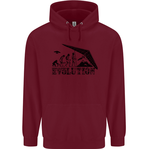 Hang Gliding Evolution Funny Hang Glider Childrens Kids Hoodie - Picture 24 of 80