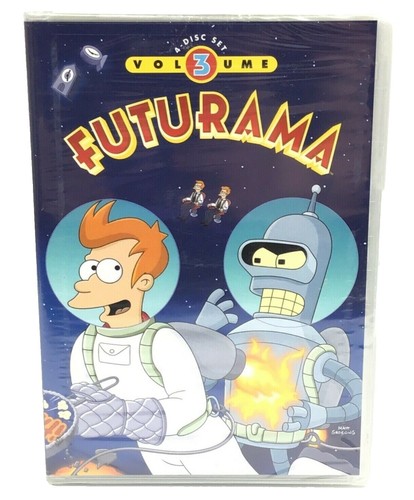 Futurama The Complete Series Seasons 1-8 + 4 Movies (DVD 27-Disc