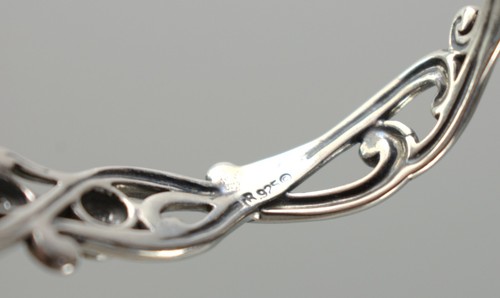 CP Carolyn Pollack 925 Plata de Ley Pulsera Collar Turquesa - Imagen 10 de 10