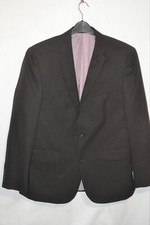 Taylor  Wright Men  s charcoal grey pinstripe suit jacket size 42 regular