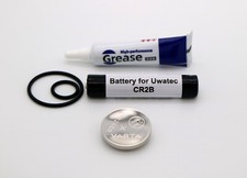 1x Set batteria Uwatec Scubapro 3 Volt 1410 mAh per Galileo Sol, Luna CR 12600 SE