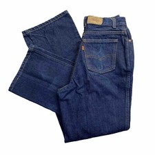 Vtg 70s Levis Orange Tab High Waist Mom Jeans Sz 16 27x31 Western 26048-0214