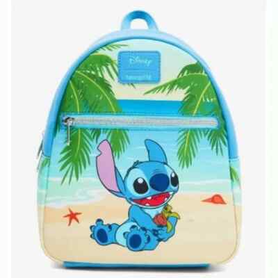 Loungefly Disney Lilo & Stitch Turtle Beach Mini Backpack