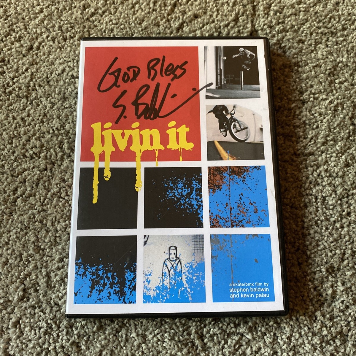 Livin It DVD Skate BMX Sierra Fellers Bruce Crisman Stephen