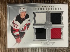 NIKITA GUSEV 2019-20 The Cup Rookie Foundations Jersey #44/49