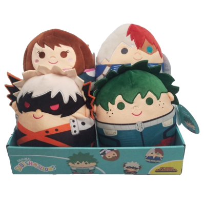 My Hero Academia Plush 8”in Ochaco Deku Bakugo Todoroki Full Set