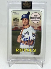 WHIT MERRIFIELD 2021 Topps Archives Signature Series AUTO 08/21 Hertiage