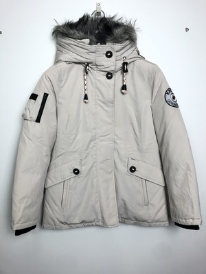KHUJO Damen Winterjacke Modell: Malitta Off-White S
