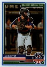 JACK PAYTON 2023 Panini USA Baseball Stars & Stripes #79 Collegiate USA
