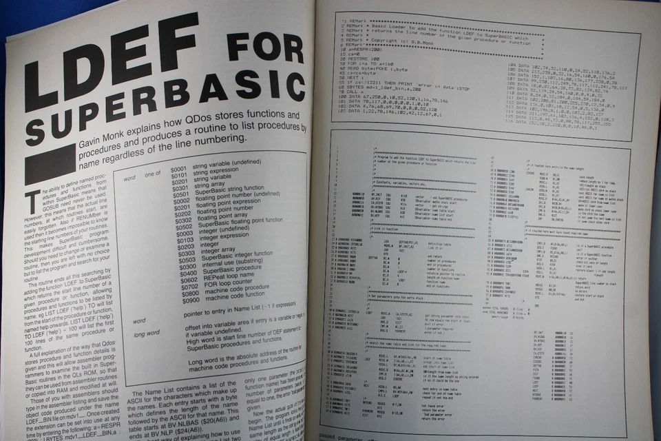 SINCLAIR QL WORLD -- AUSGABE JUNE 1990 - Bild 3 von 3