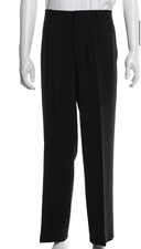 Dolce and  Gabbana Black Wool Dress Pants