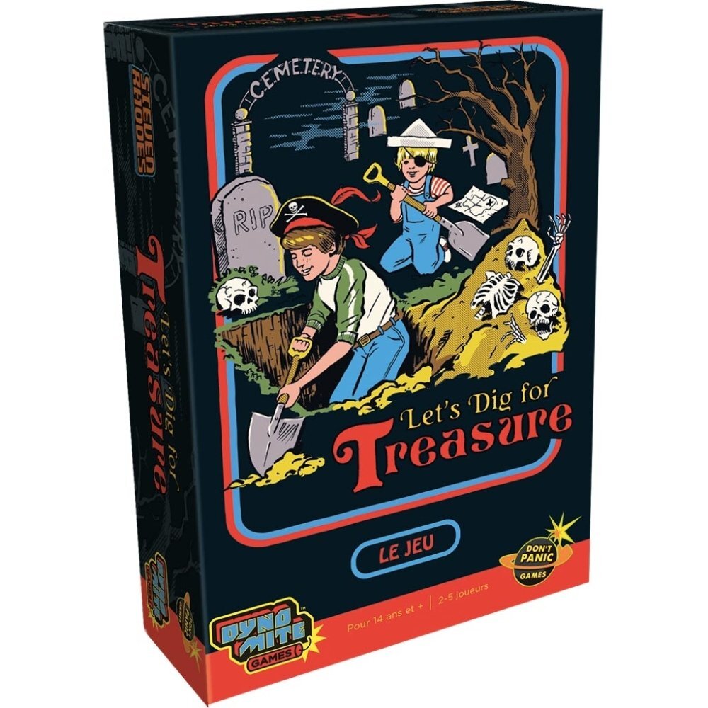 Jeu de société Let's Dig for Treasure pour jouer rapidement sans règles complexes à intégrer