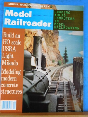 Modelleisenbahn Magazin 1977 September HO Scale USRA light mikado Concrete str