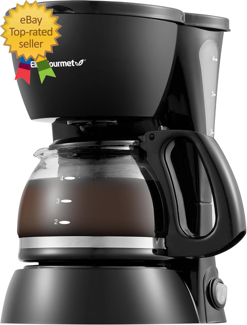 EHC4128 Automatic 4-Cup Brew & Drip Coffee Maker with Pause N Serve