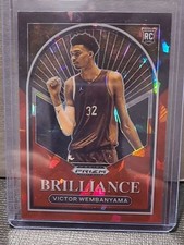 2023 Panini Prizm Draft Picks - Brilliance Red Ice #1 Victor Wembanyama