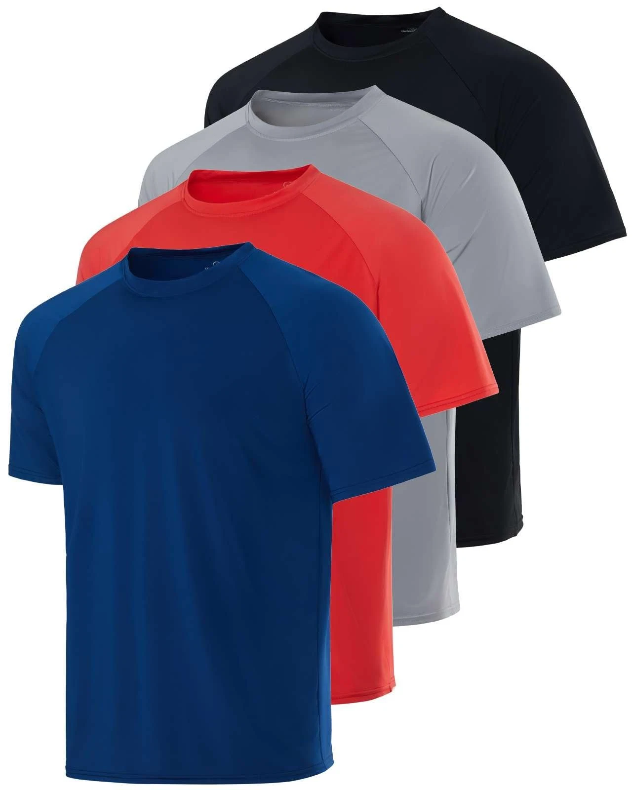 4 Pack: Mens Short Sleeve Rash Guard Shirt Quick Dry UPF 50+ Sun Protection S...
Opens in a new wind