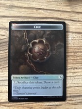 Token Human Soldier/clue Magic The Gathering Foil INR