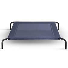 Petsjoy Large Dog Cat Bed Elevated Pet Cot Indoor Outdoor Camping Steel Frame
