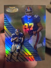 Signed 2000 Topps Gold Label Class 2 #81 Ron Dayne Rookie RC Autograph Card.. rookie card picture