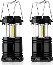 Jsdoin Camping Lights, 2 X Camping Lantern Battery Operated Portable LED Camping