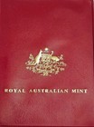 1981 Australia UC Coin Set in Red Royal Australian Mint Wallet OGP & USSR RUBAL — photo 1