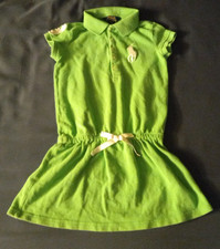 Ralph Lauren Girls Raffle Dress Green S/7