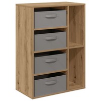 Sideboard Artisan-Eiche 60X33,5X84 Cm Kommode Anrichte Wohnzimmer