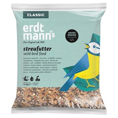 Erdtmanns Streufutter 5 kg, Vogelfutter, NEU