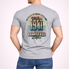  ONBACK 85 Years of Being Awesome T-Shirt Vintage 1941 85th Birthday Graphic