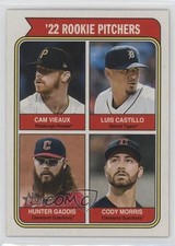 2023 Heritage Topps Rookie Stars SP Cam Vieaux Luis Castillo Hunter Gaddis 0t2