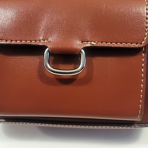 Vintage Mondani New York Brown / Burgundy, Bag Purse. New with tag. Unused. - Picture 5 of 20
