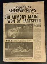 1939 Illustrated Speedway News Chicago Armory & San Antonio Racing
