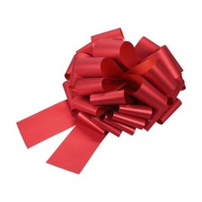 2pcs 16 Inch Large Pull Bow Gift Wrapping Big Pull Bows Ribbon Red