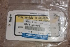 OEM Mazda Part Number NA8W-57-K93 AIR BAG WAR...
