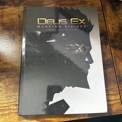 Deus Ex Mankind Divided Limited Edition Hardcover Strategy Guide Prima Games NEW