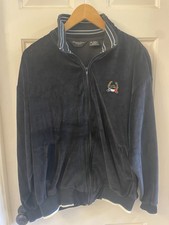 Christian Dior Monsieur Velour Zip Jacket Black Vintage W s L Streetwear Track