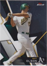2018 Finest Matt Olson   Oakland Athletics