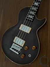 Edwards Les Paul Bass, by ESP, Flamed Black, 1998, Made In Japan