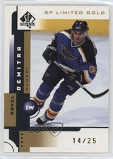 2001-02 SP Authentic Gold SP Limited 14/25 Pavol Demitra #75 h1f