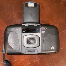 Kodak Advantix 3200AF 25mm Black Film Camera w/ Built In Flash-untested