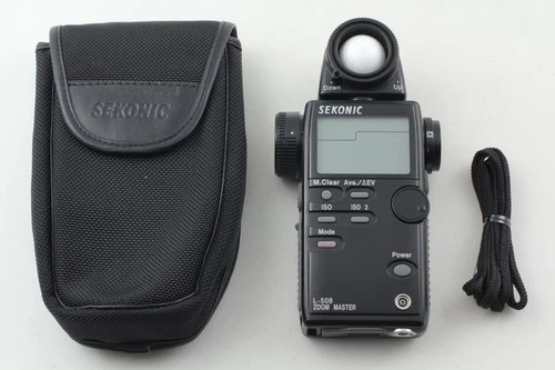 LCD OK[Almost MINT] SEKONIC L-508 Zoom Master Digital Light Exposure Meter JAPAN