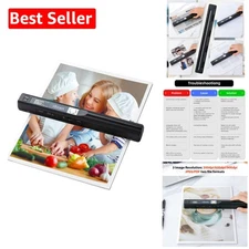 Compact & Lightweight Portable Scanner for A4 - Scans Photos & Receipts Quickly