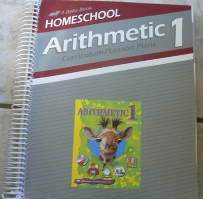 ABeka gr.1/1st  Arithmetic 1 Curriculum/Lesson Plans Spiral Math 2004/2011