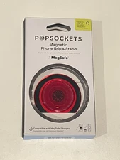 PopSockets Magnetic MagSafe Phone Grip & Stand for iPhone - Danger Red
