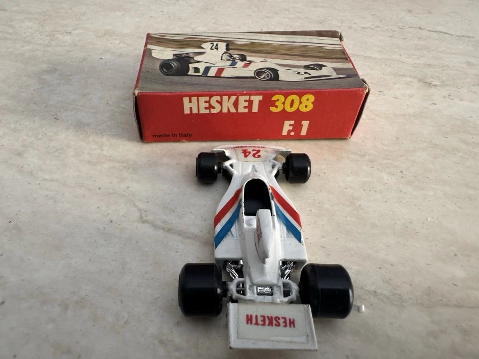 Auto F1 Polistil RJ 8 Hesket 308 del 1976 scala 1:55 nuova in box da collezione - Immagine 4 di 4