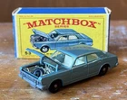 Vintage Lesney Matchbox 53 Ford Zodiac MK IV Toy Car w/ Original Box